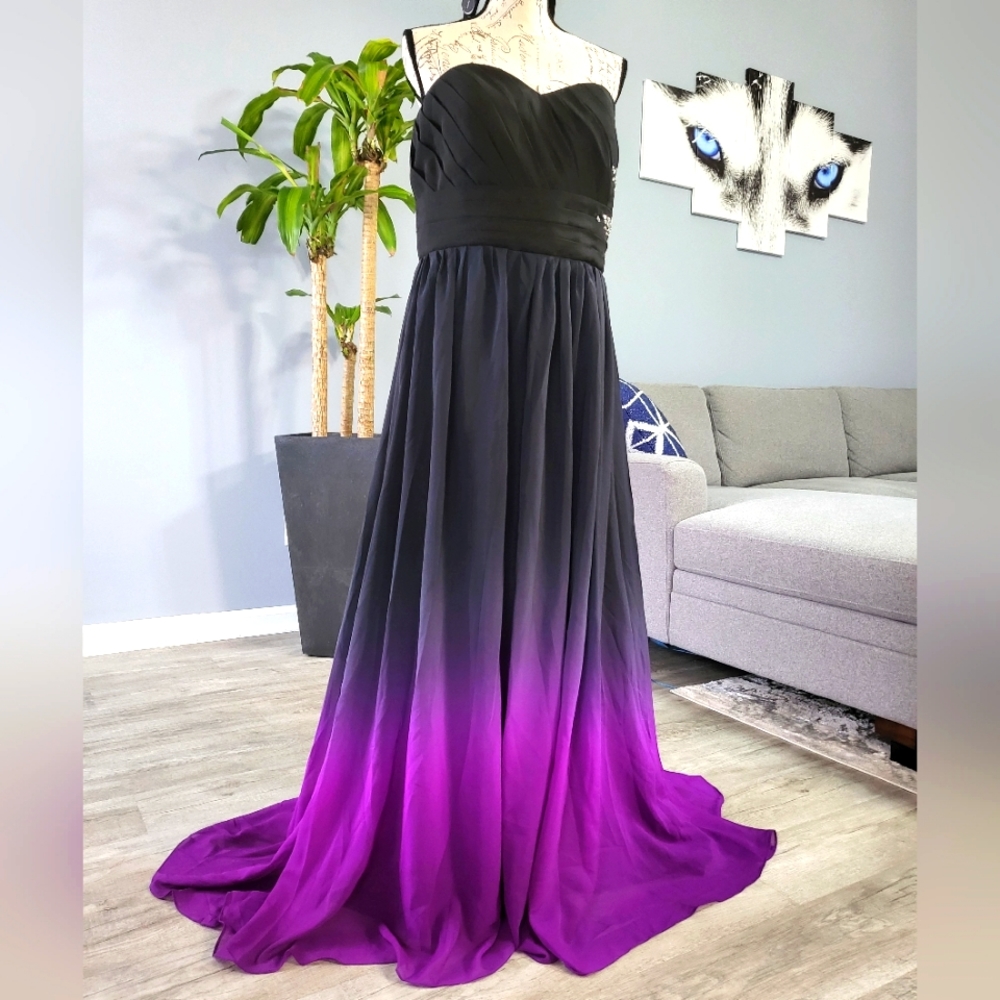 Ombre Prom, Night Dress
